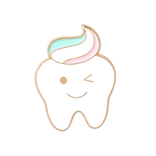 Toothpaste Hairstyle Pin